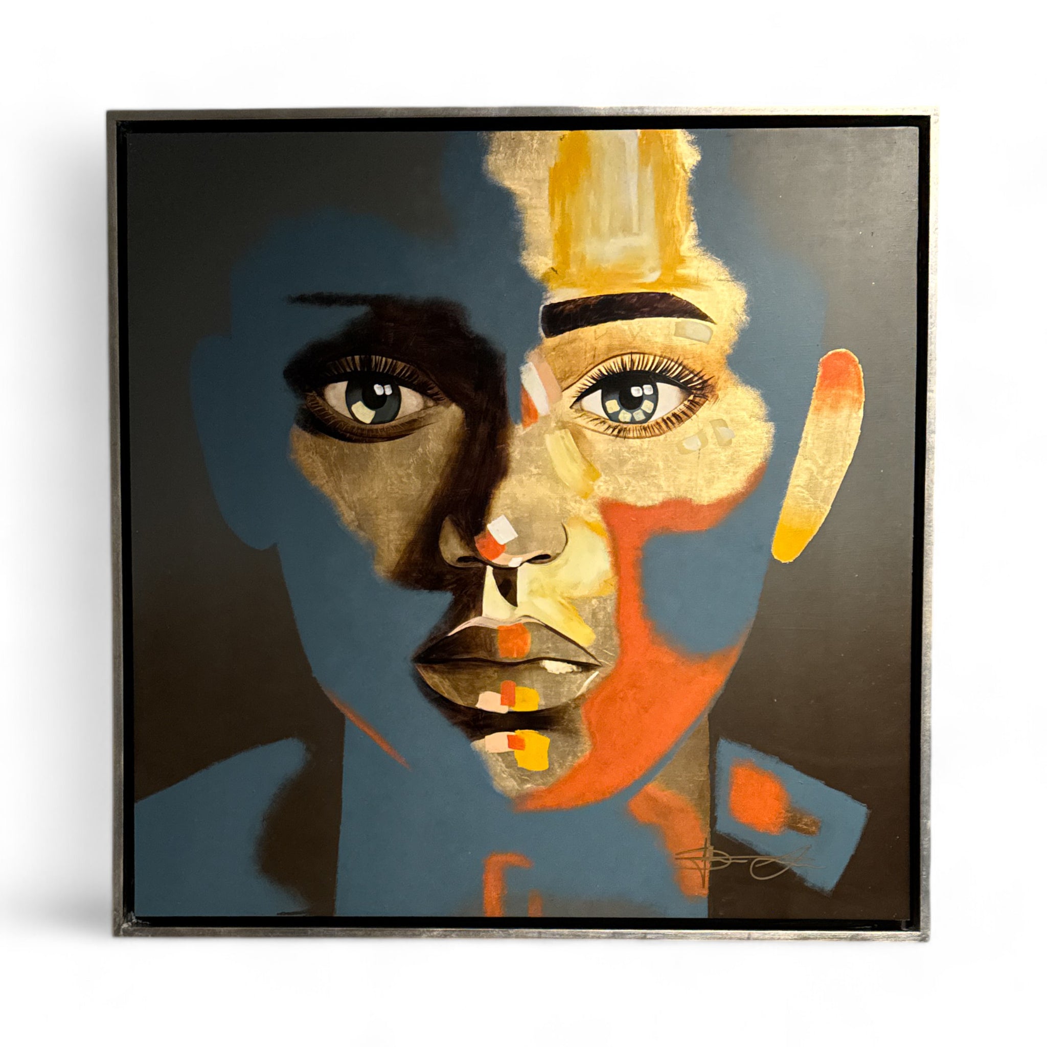 CUADRO MUJER ORO