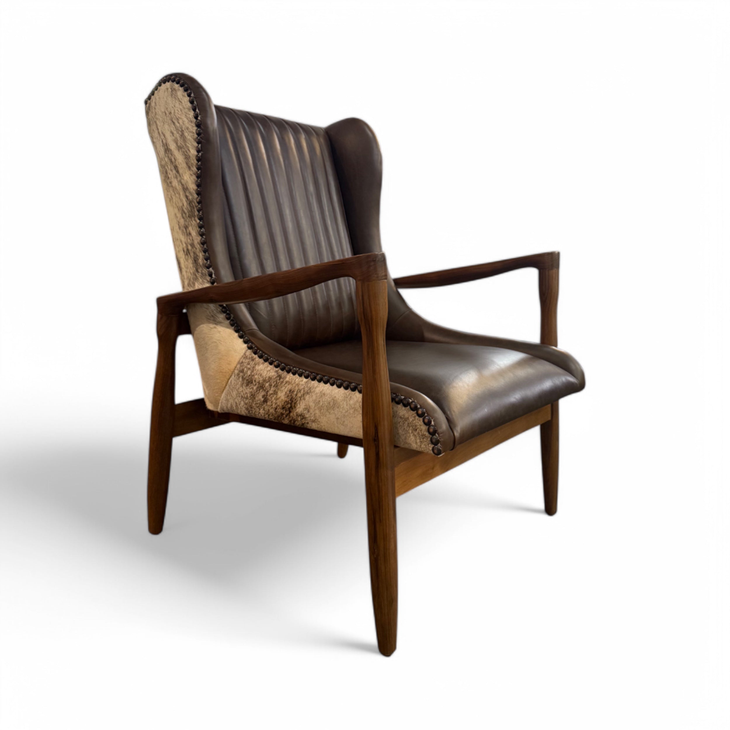 SILLON OCASIONAL NORDICO LINEAS VERTICALES