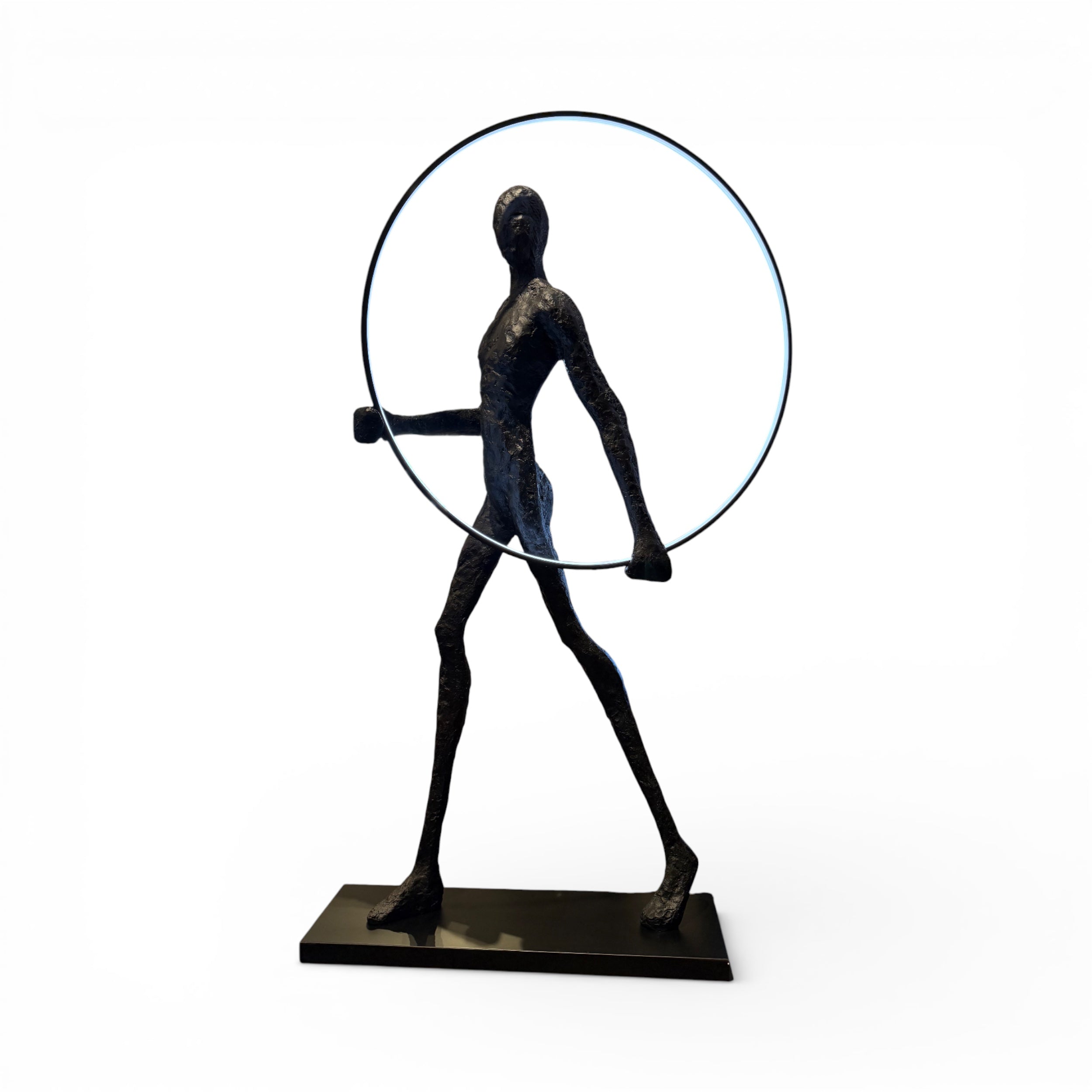 LAMPARA PERSONA CON ARO DE LUZ TR-5372