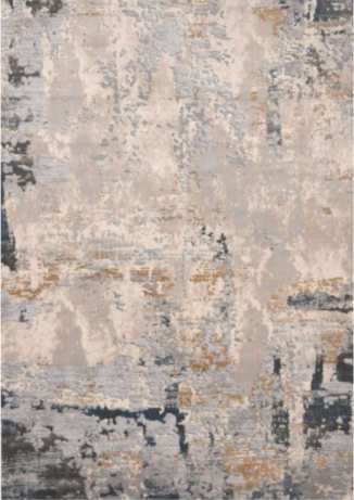 TAPETE ADA T4032 CREMA-AZUL-ORO